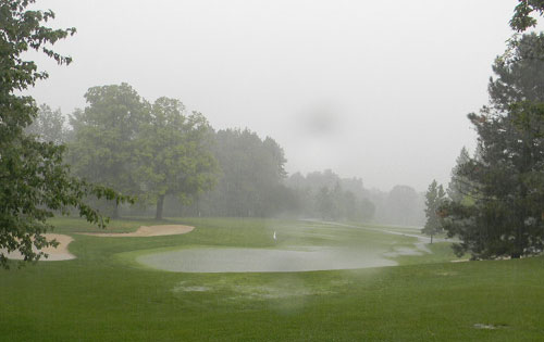 Sleepy Hollow's 9th Green on Sunday Sleepy Hollow's 9th Green on Sunday