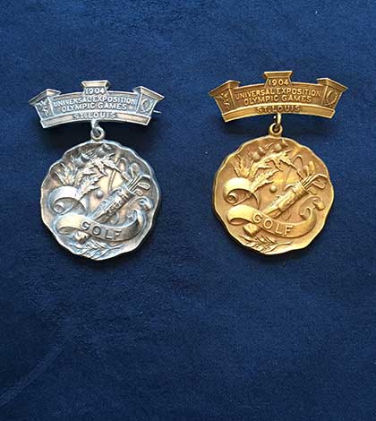 1904 Olympic Golf Medals