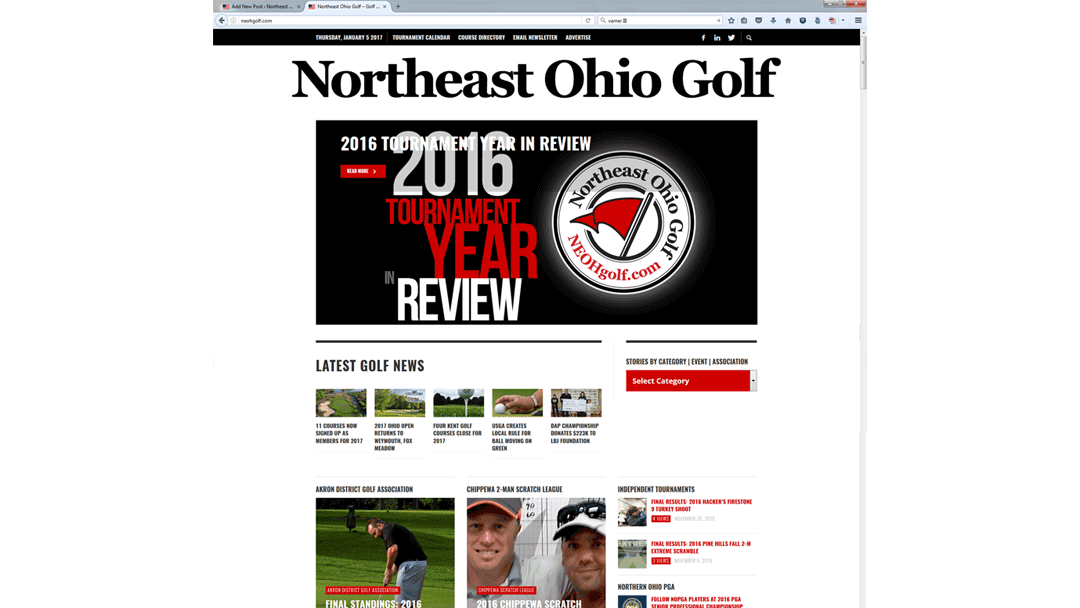 2017 NEOHgolf.com Site Design