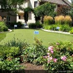 A backyard putting green from SYNLawn of Northeast Ohio