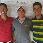 Austin Kondratic, Brandon Nixon, Patrick Steffan at ADGA 4-M Scramble