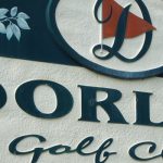 Sign for Dorlon Golf Course