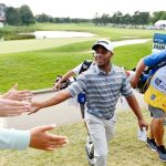 Akron native Harold Varner III at the Bridgestone Invitational
