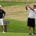 Doug Savage watches Bruno Chirumbolo