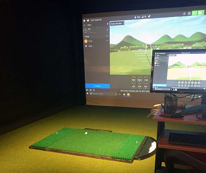 Club Champion Cleveland hitting bay