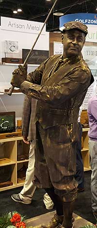 Bronze Statue Golf Guy