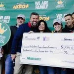 2017 DAP Championship check presentation LeBron James Family Foundation