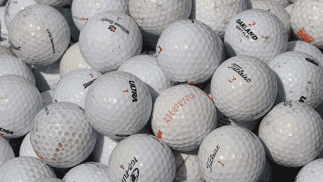 old golf balls