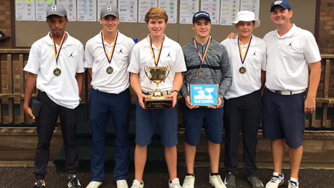 Hoban Boys Golf Team, winners of the 2018 Wooster Generals Cup