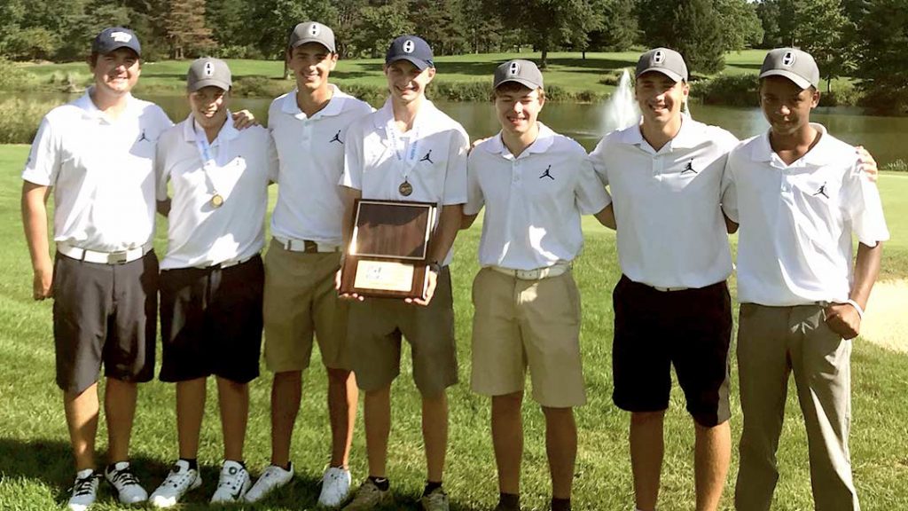 2018 Hoban Boys Golf Team, NCL Champs