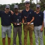 2018 Hoban Boys Golf Team, winners of the Lion Cardinal Classic at Quail Hollow.