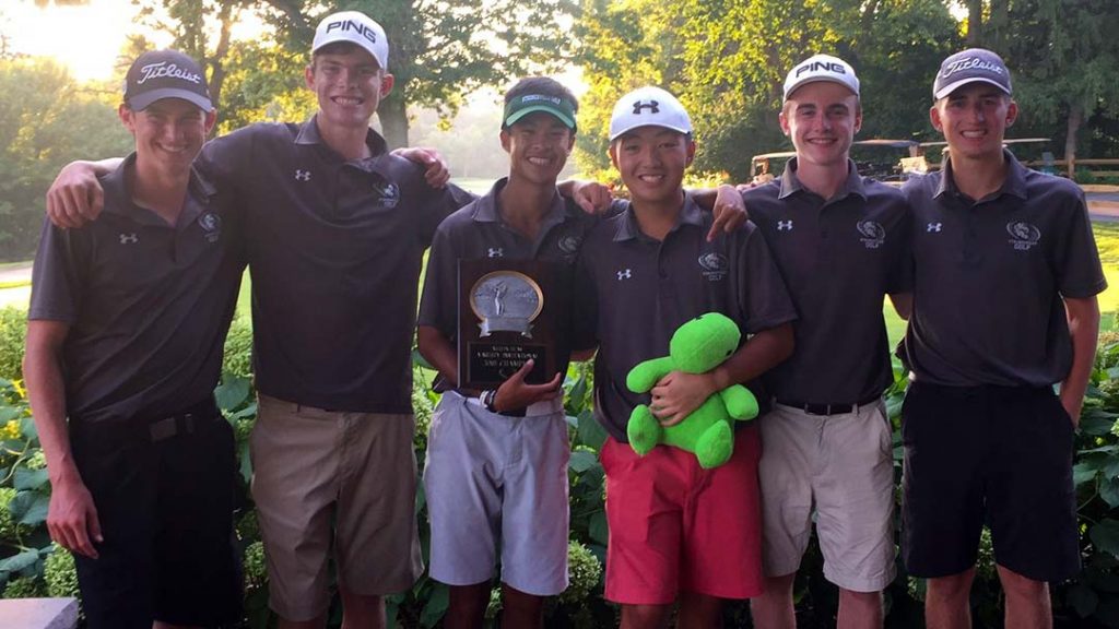 2018 Strongsville Boys Golf Team Midview Invitational Champs