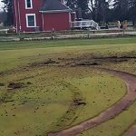 Green vandalized at Racoon Hill GC Kent OH