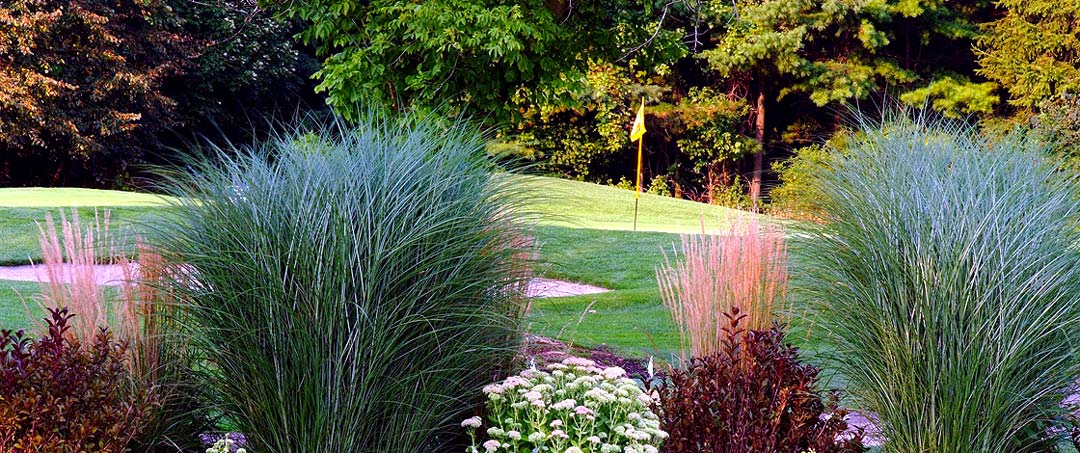 Landscaped beauty at The Sanctuary Golf Club North Canton OH