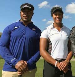Phil Jagers and Alexis Gray, two students in Tour Express