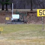 The driving range at Sleepy Hollow Golf Course in Alliance.