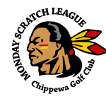 Logo for the Chippewa Monday 2-Man Scratch League, Doylestown Ohio