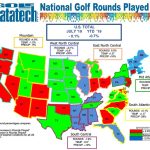 Golf Datatech Rounds Played Report July 2019