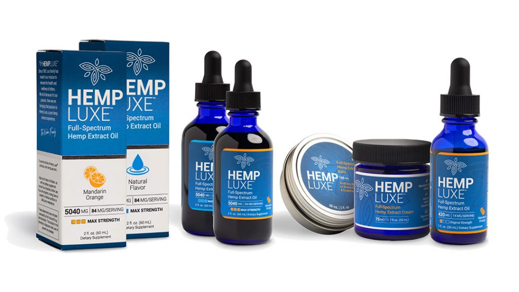 Akron Ohio's own Hemp Luxe CBD products