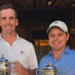 Andrew Bailey and Kevin Carlin, winners of the 2019 Henry Picard Canterbury Cup