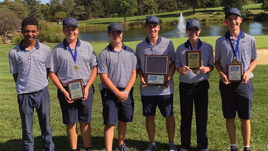 2019 North Coast League champs Hoban Boys Golf Team