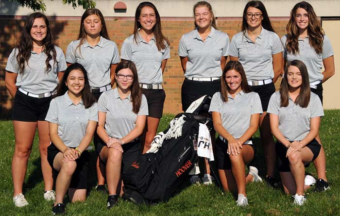 2019 Canton Hoover Girls Golf Team