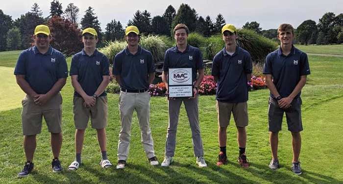 2020 McDonald Boys Golf Team, MVAC Scarlet Champions