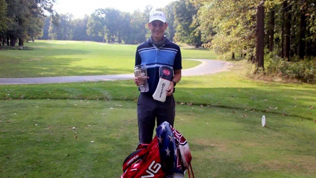 Nolan Haynes, 2020 AJGA Mahoning Valley Hospital Association Junior All-Star champion.