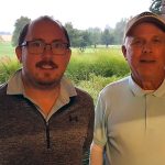 Vaughn and Dave Snyder, 2020 Chippewa Scratch League co-champions.