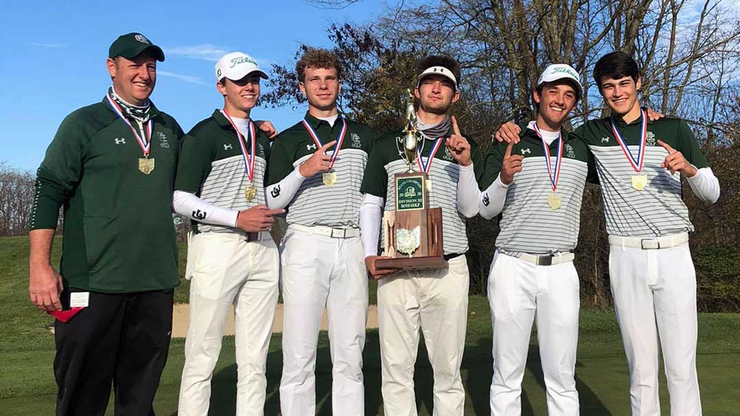 Canton Central Catholic Boys Golf Team, 2020 D3 State Champions