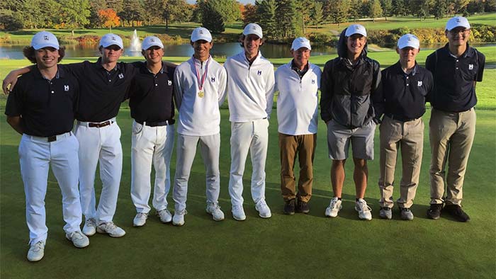 2020 Hudson Boys Golf Team