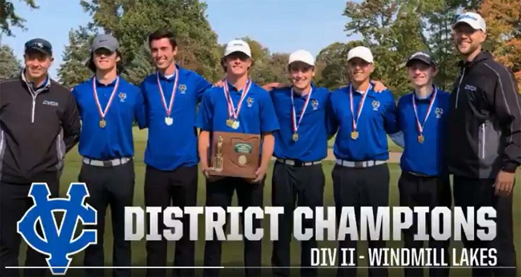 2020 CVCA Boys Golf Team