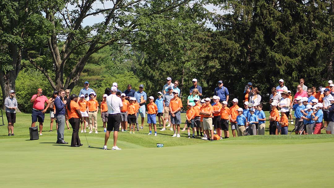 2021 Firestone Jr Cup Golf Clinic with Robert Karlsson