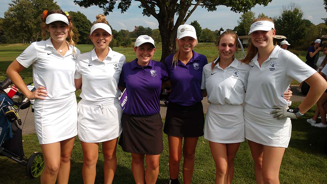 2021 Senior Night Hudson and North Royalton Girls Golf
