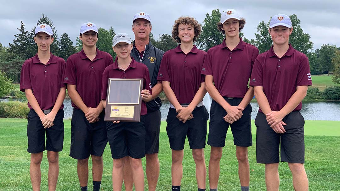 2021 Walsh Boys Golf Team, Crown Conference Champs