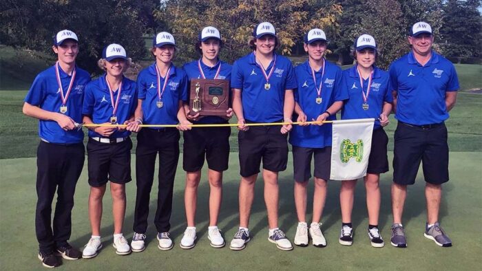 2021 Anthony Wayne Boys Golf Team, District Champions