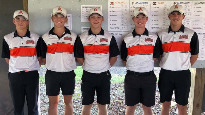 2021 Ashland Boys Golf Team
