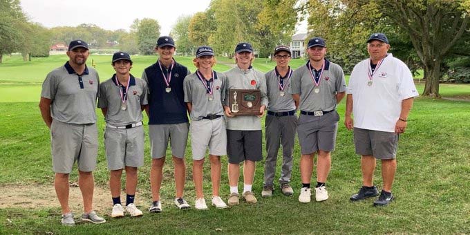2021 Galion Boys Golf Team