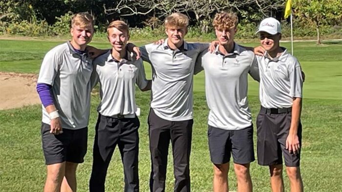 2021 Triway Boys Golf Team, District Champions