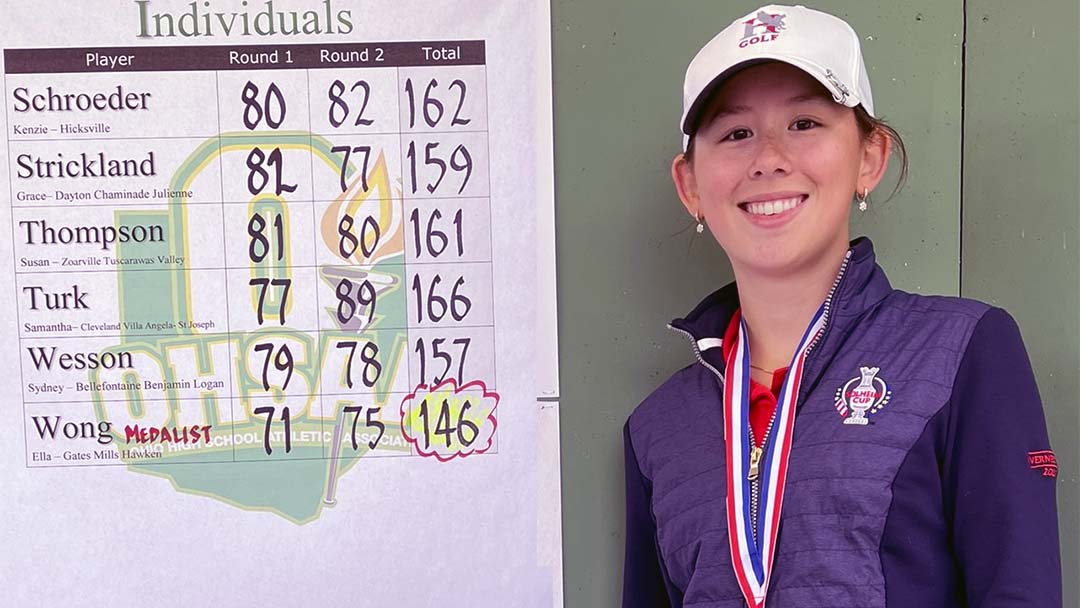 Hawken's Ella Wong, 2021 Girls D2 State Champion