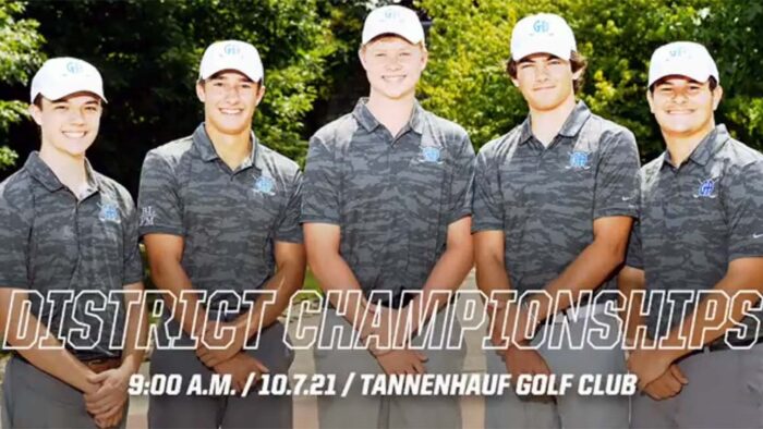 2021 Gilmour Boys Golf Team