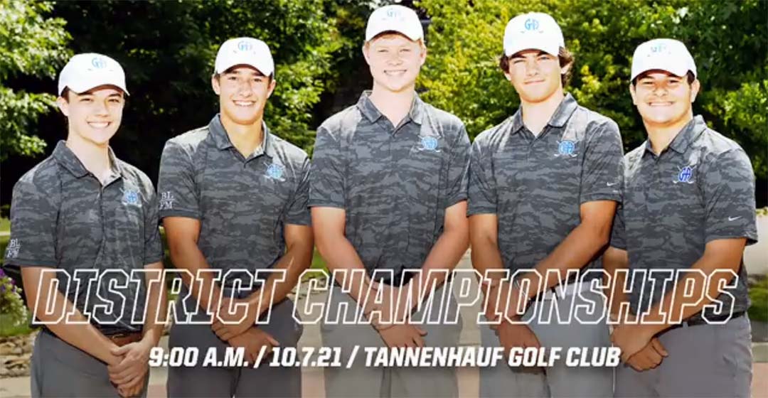 2021 Gilmour Boys Golf Team