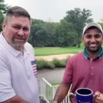Brad Ruminski and 2022 Sleepy Hollow champ Yadhu Urs