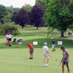 First tee at the 2022 Stark County Am