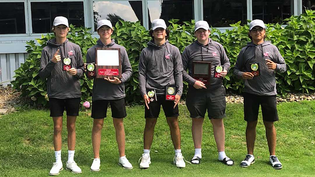 2022 Shaker Heights Boys Golf Team, Port Clinton Invitational champs
