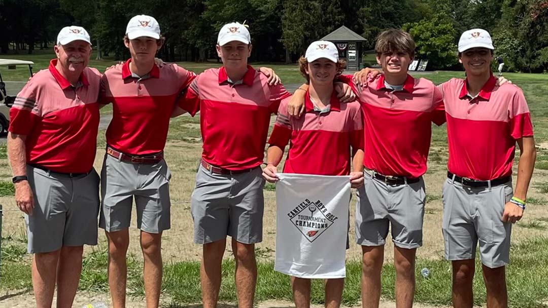2022 Walsh Jesuit Boys Golf Team, Canfield Cardinal Invitational champs