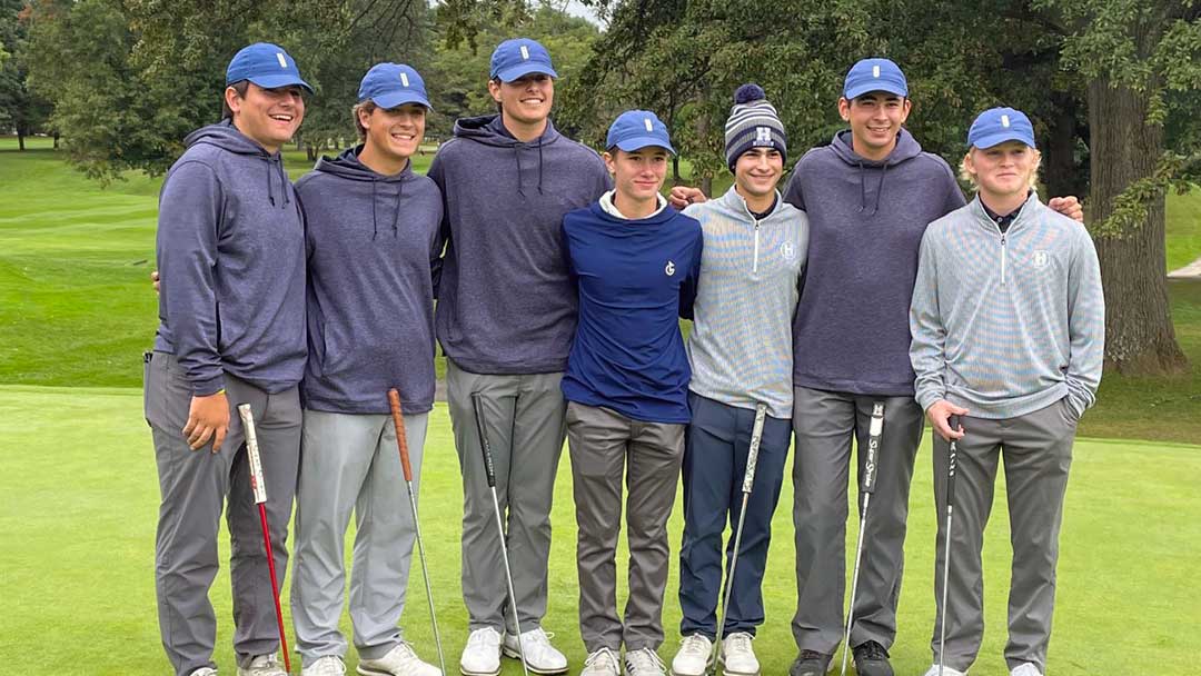 2022 Hudson Boys Golf Team, Sectional Champs