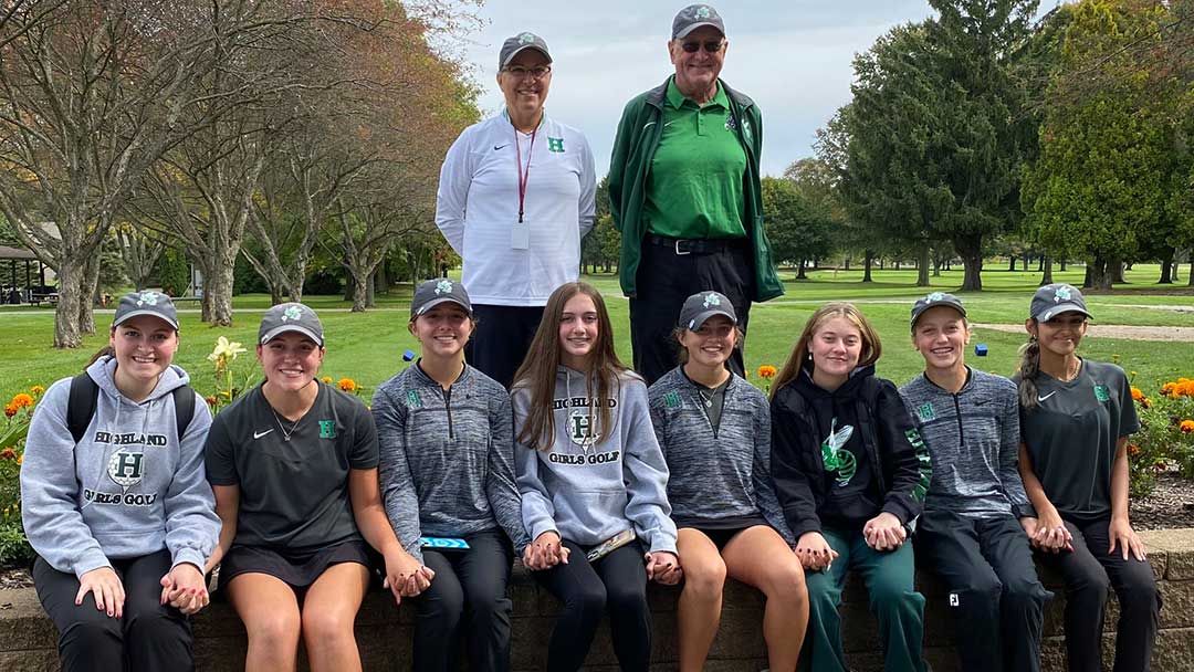 2022 Medina Highland Girls Golf Team