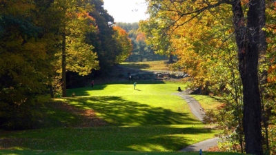 The par-3 sixth hole at Ironwood.