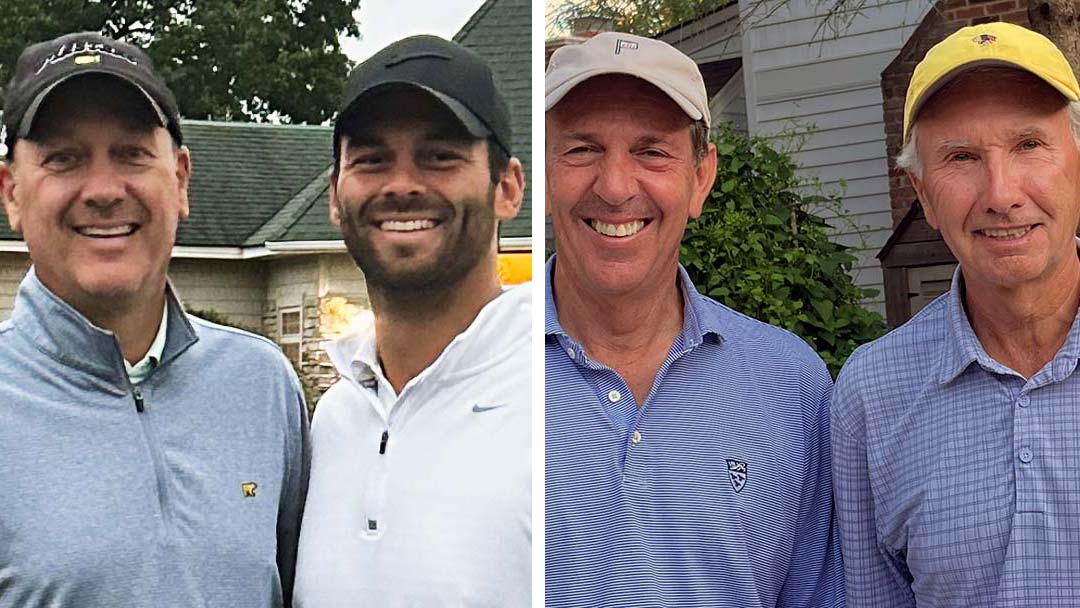 Garrett Frank + Griffin Todd; Tom Laubacher + Mike Cassell